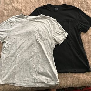Two Large Vince Pocket Tees